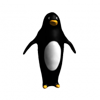 3d model - Blackie the Pingui