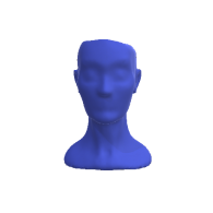 3d model - Head pot
