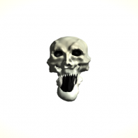 3d model - Halloween Skull