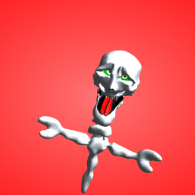 3d model - Happy Skeleton