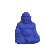 3d model - Sitting Buddha