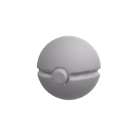3d model - pokeball