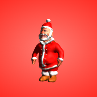 3d model - Santa Claus