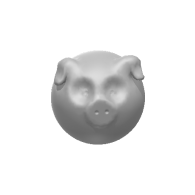 3d model - põrsas