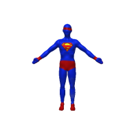 3d model - superman