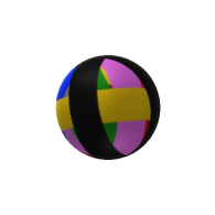 3d model - Rainbow Pokeball