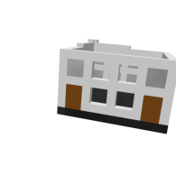 3d model - beginning of a school