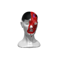 3d model - Glenn first hit 