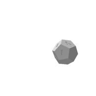 3d model - 12-Sided Key Die