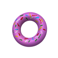 3d model - SIMPSONS donut
