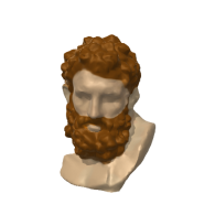3d model - Bust of Hercules DLM