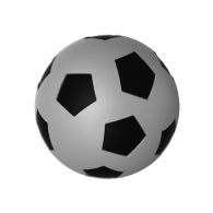 3d model - soccerball