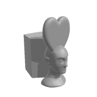 3d model - Love head