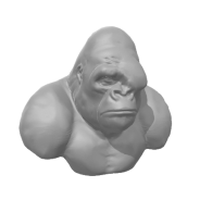 3d model - gorilla