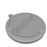 3d model - taksony keychain