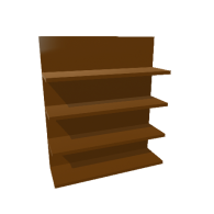 3d model - Brown Shelf