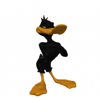 3d model - Daffy Duck test