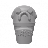 3d model - Jake 3D Coloring Page