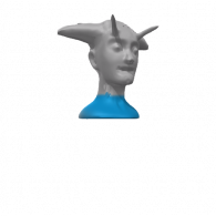 3d model - tete bizard