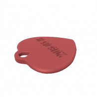 3d model - heart pendant2