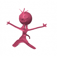 3d model - Çöp Adam Masa Süsü