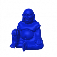 3d model - Sitting Buddha