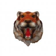 3d model - tiger_head
