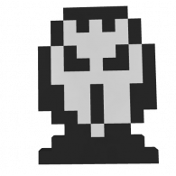 3d model - Pixel Reaper Head