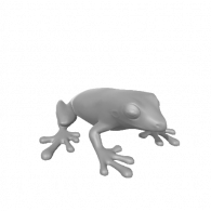 3d model - smaller frog boi 2