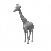 3d model - Giraffe