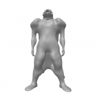 3d model - test wolfman cape 2