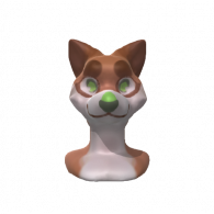 3d model - fox