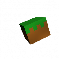 3d model - Minecraft block
