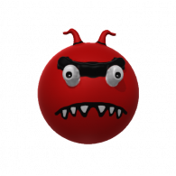 3d model - Angry Emoji