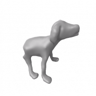 3d model - Dog