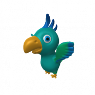 3d model - parrot