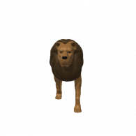 3d model - Lion king