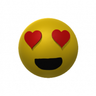 3d model - love emoji