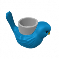 3d model - Bird Candle Holder