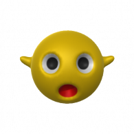 3d model - Innocent Emoji