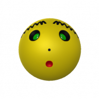 3d model - Eyebrow Emoji