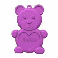 3d model - bear pendant