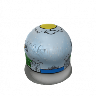3d model - snow globe