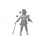 3d model - naruto sage of the six paths