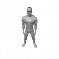 3d model - Superhero