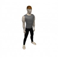 3d model - superhero