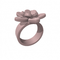 3d model - pink ring