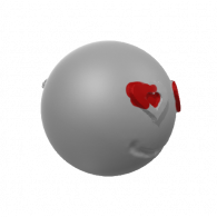 3d model - heart emoji