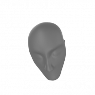 3d model - bjd doll head