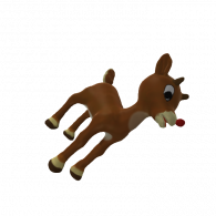 3d model - Rudolph the Red-Nosed Reindeer